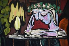 Pablo Picasso 1934 Reading at a Table Close Up - New York Metropolitan Museum Of Art.jpg
